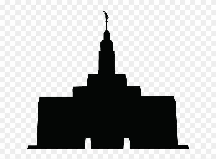 Temple Silhouette Clip Art - Silhouette Of A Temple #191151