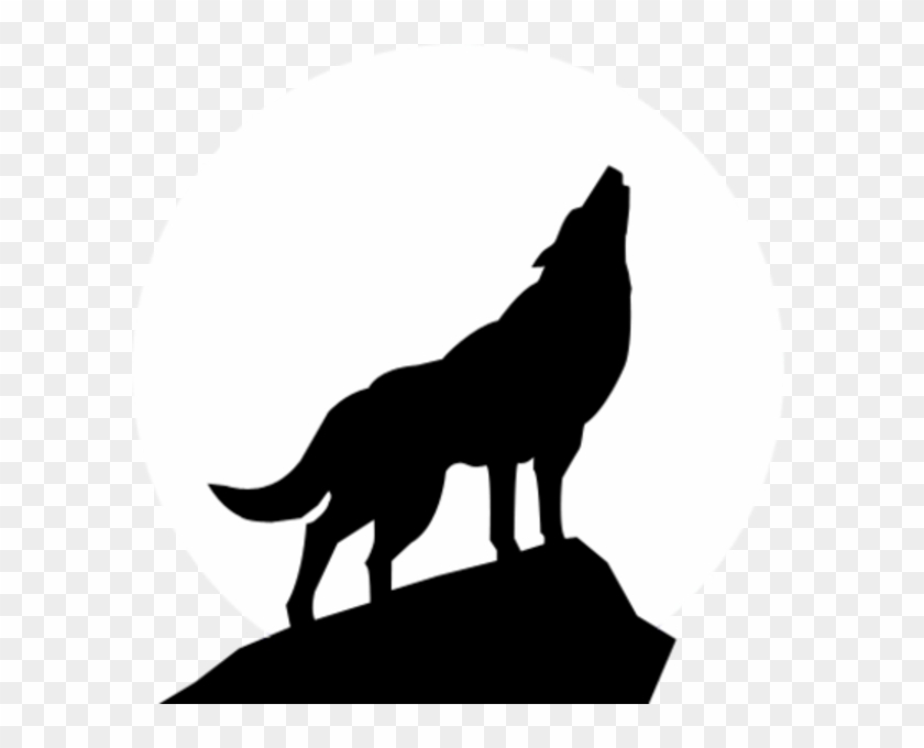 Wolf Outline Free Clip Art Wolves Wolf Silhouette Psd - Wolf Howling Silhouette #191178