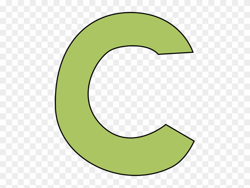 Green Letter C Clip Art Image Large Green Capital Letter - Fraternal Order Of Police #191180