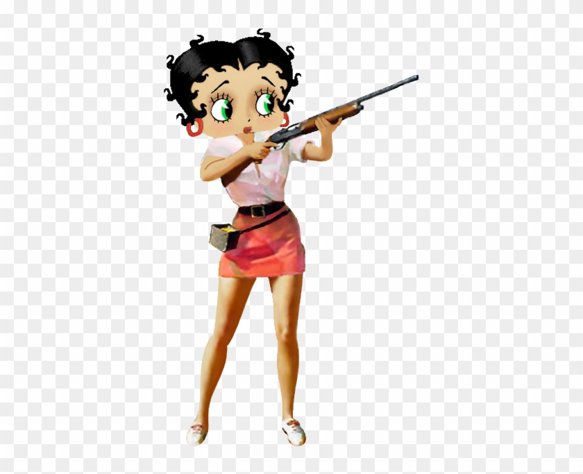 Duck Hunting Photo Bettyboopduck Hunting - Betty Boop With A Gun #191220