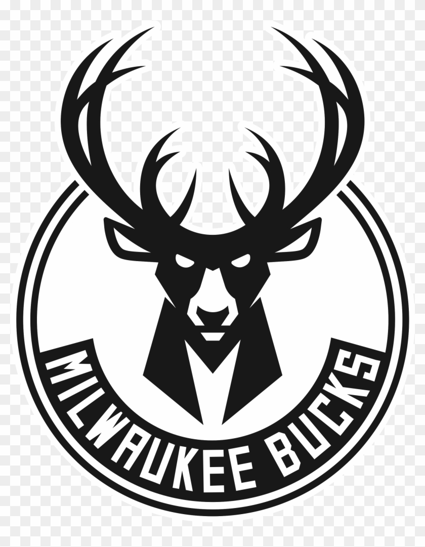 Milwaukee Bucks Logo Black And White - Milwaukee Bucks Logo 2018 #191273