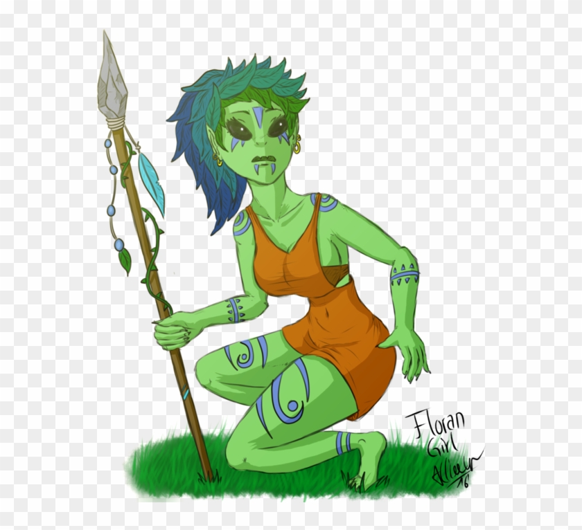 Floran Hunting Girl By Schinkn - Cartoon #191327