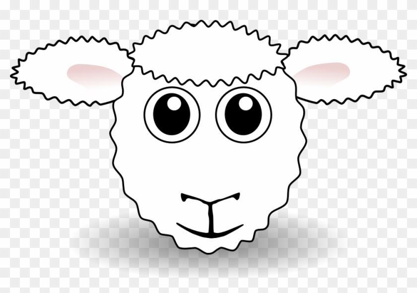 Download Sheep Clip Art ~ Free Clipart Of Cute Sheep - Mask Of A Sheep #191348