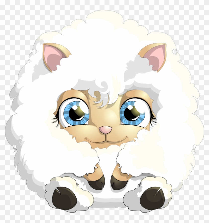 Lamb Clipart Cute - Cute Sheep Clipart #191360