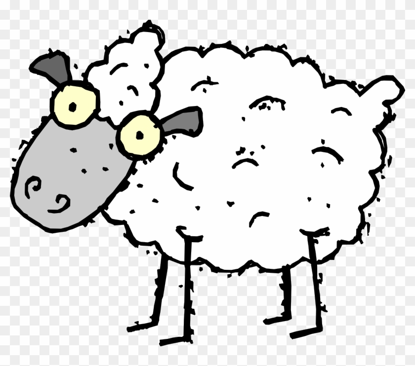 Free Vector Sheep - Cartoon Sheep Png #191395