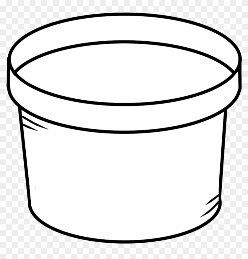 Black And White Clipart Pot Png #191455