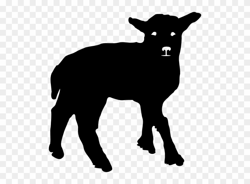 Lamb Silhouette Clip Art #191510