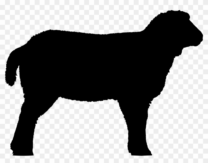 Sheep Silhouette - Sheep Silhouette Png #191521