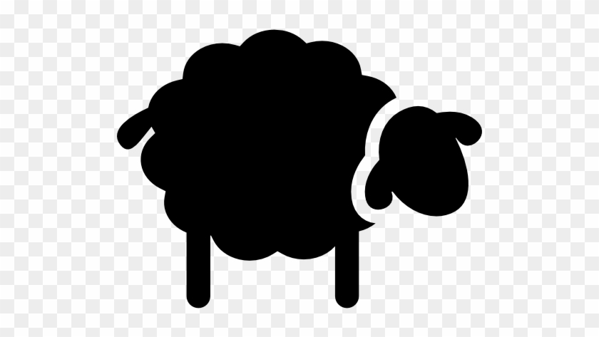 Black Sheep Vector - Sheep Icon #191533