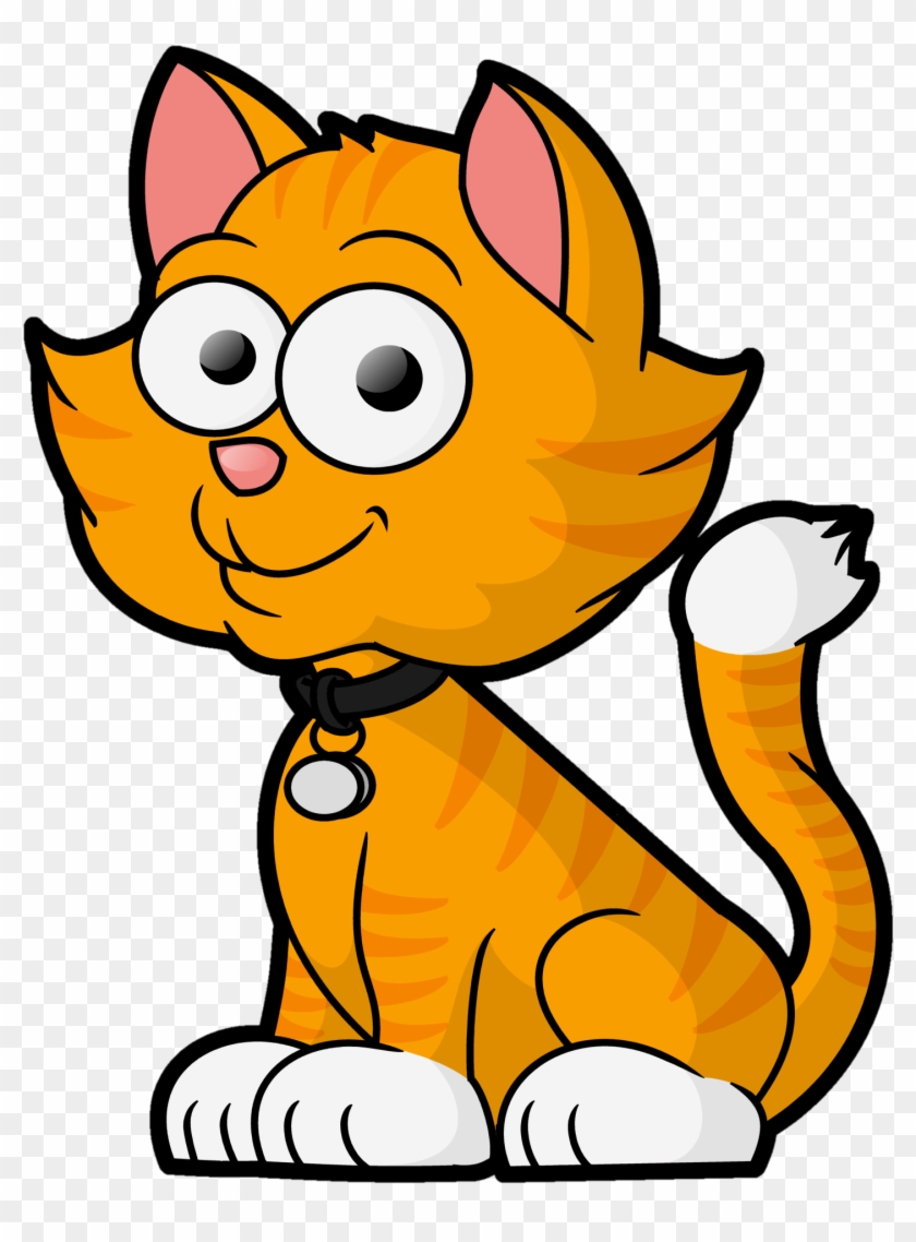 Clipart Vector Cat Free Cartoon Clip Art Jamie Sale - Cat Clipart Png #191540