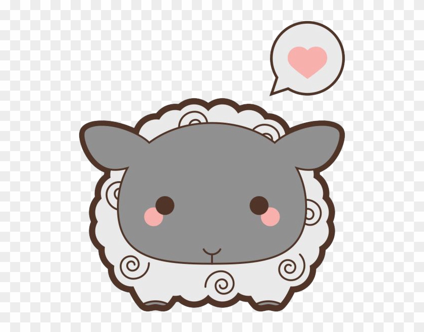 Sheep Harajuku Kavaii Drawing Clip Art - Sheep Harajuku Kavaii Drawing Clip Art #191587
