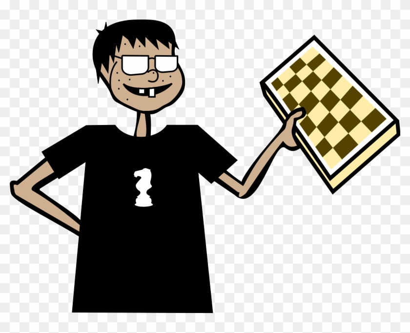 Nerd - Clipart - Playing Chess Png Logo #191726