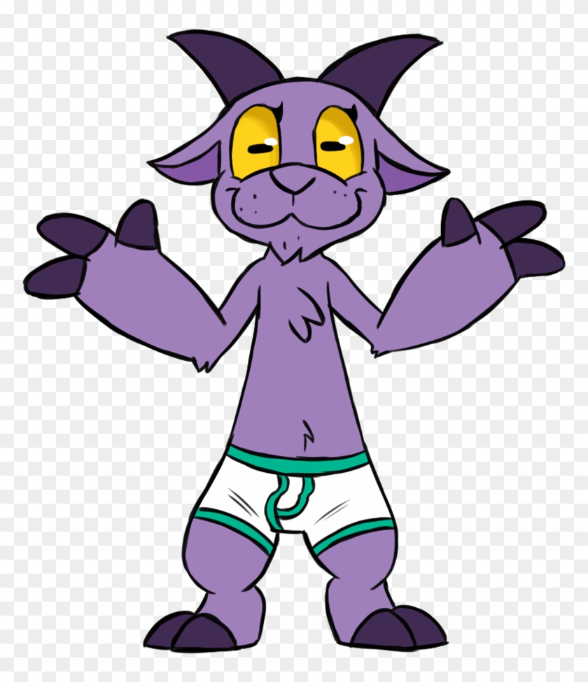 Purple Goat In Boxer Briefs By Goronic - Purple Goat #191770