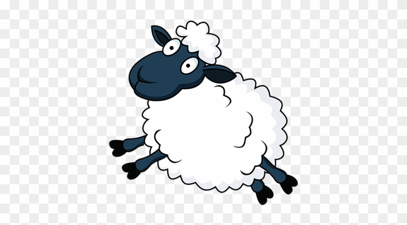 Counting Sheep Sheep - Sheep Jumping Over Fence Png #191783