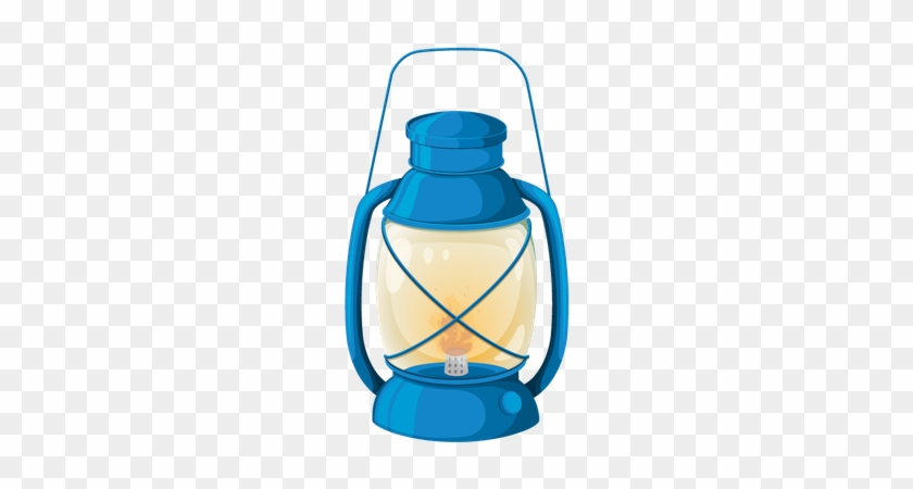 Various Objects Of Camping - Camping Lantern Clipart #191828