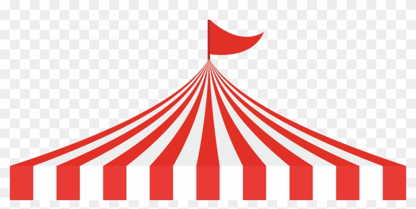 Circus Tent Traveling Carnival Clip Art - Circus Tent Roof #191888