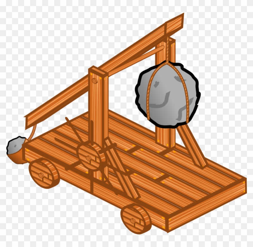 Clip Arts Related To - Catapult Clipart #191962