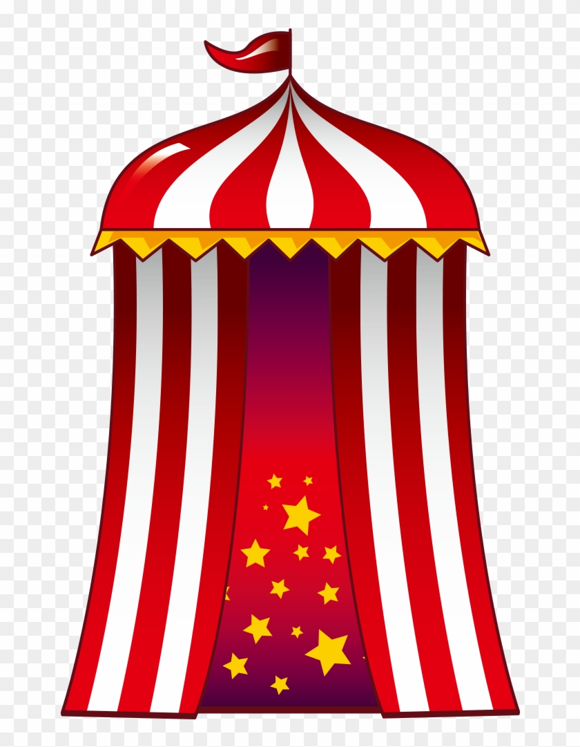 Circus Cartoon Tent Clown - Circus Cartoon Tent Clown #192045