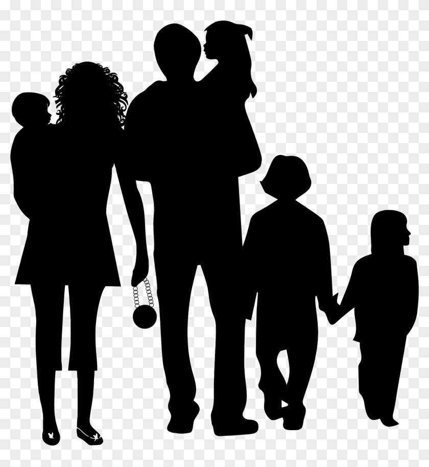 Clipart - Family Silhouette Png #192138