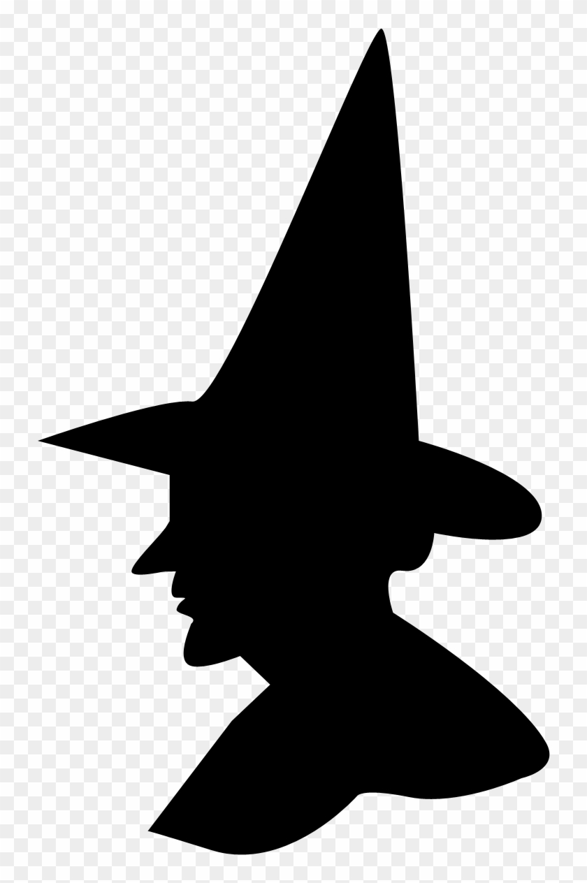 Free Witch Silhouette Tags & Clipart - Silhouette Of A Witch #192168