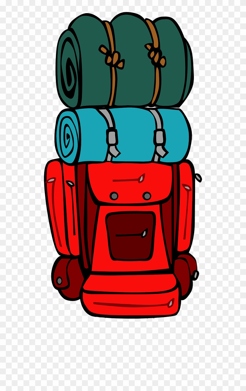 Camping Clipart Backpack - Backpacker Clipart #192185