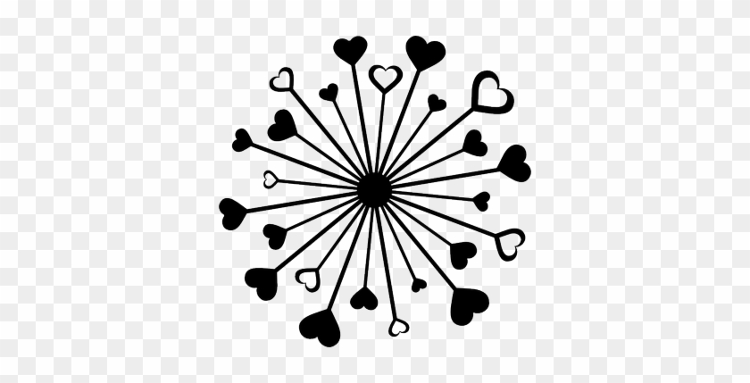 Smuggler - Clipart - Camper - Clipart - Black And White Hearts #192190
