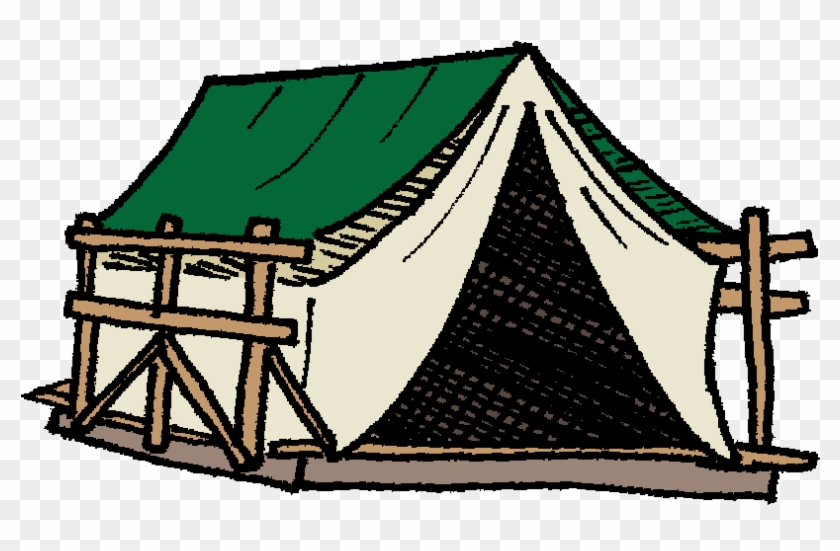 Tent Clipart Science Camp - Platform Tent Clipart #192245