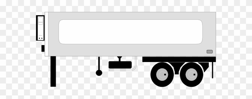 Trailer Clip Art - Big Rig Clip Art #192244