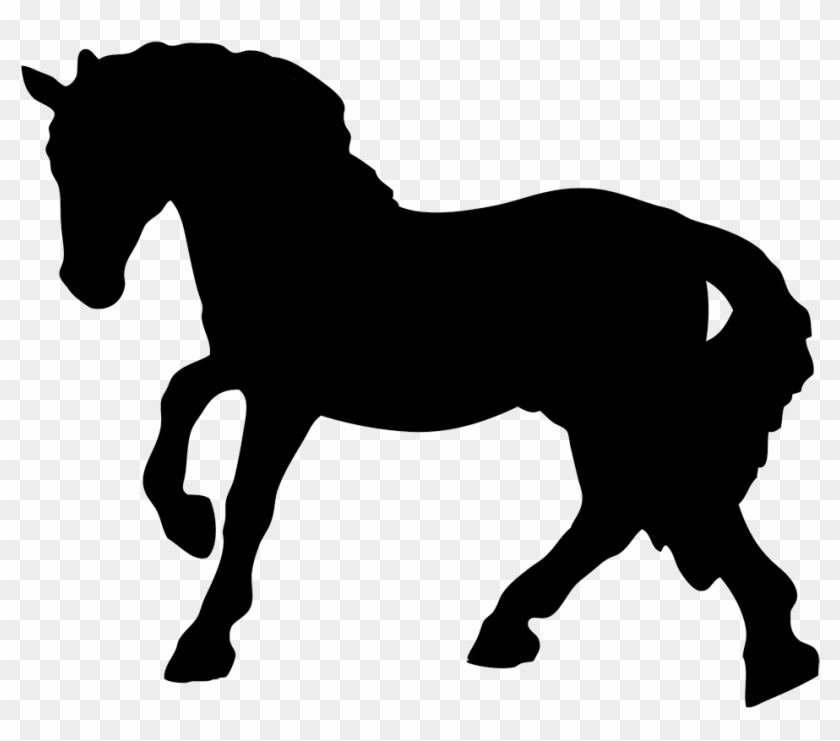 Western Pleasure Horse Clip Art - Silhouette Horse #192261