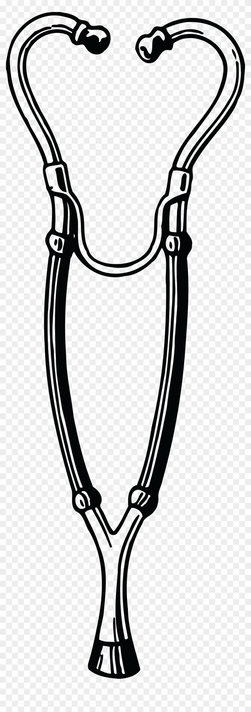 Free Clipart Of A Stethoscope - Stethoscope Png Drawing #192311