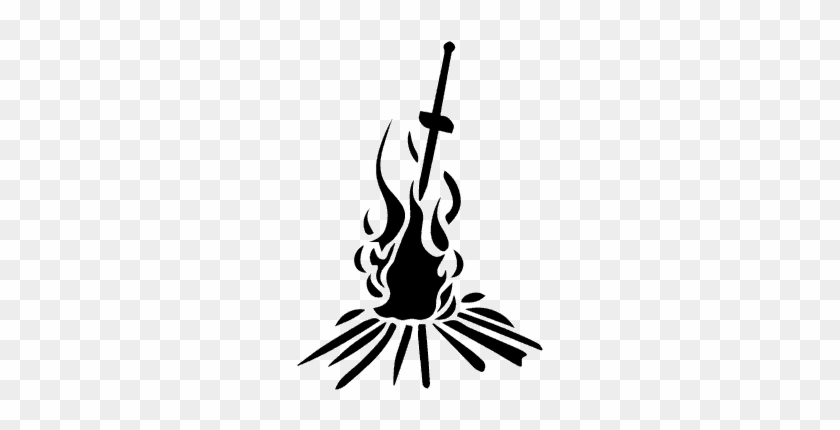 Dark Souls Bonfire Template For Cake - Dark Souls Bonfire Symbol #192424