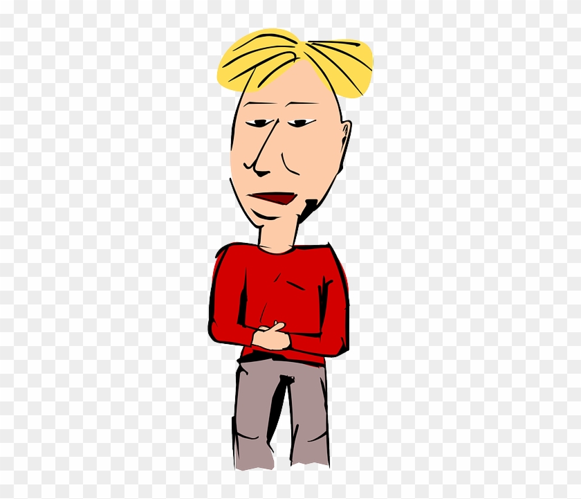 Get Notified Of Exclusive Freebies - Blond Man Cartoon Png #192490