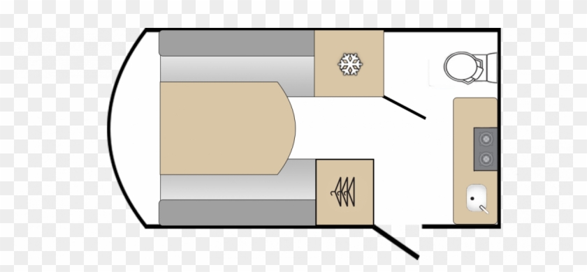 Best Small Lightweight Caravan 2 Berth Freedom Microlite - Diagram #192727