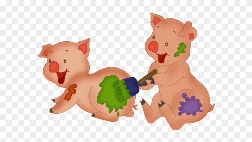 Farm Animals Clipart Piggy - Cute Pig Clipart Png #192757