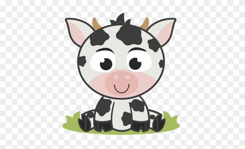 Baby Cow Svg Cutting File For Scrapbooking Free Svg - Baby Cow Clipart Png #192759