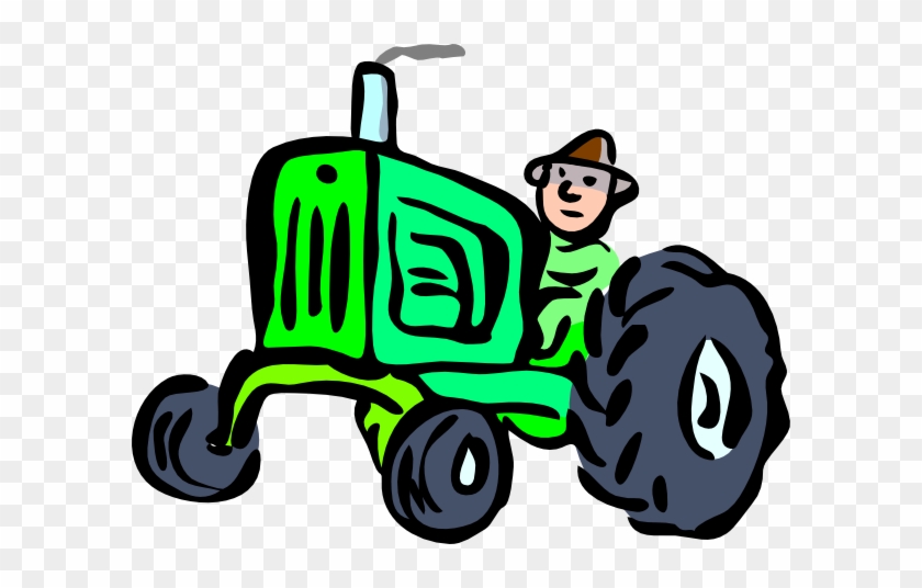 Tractor Clip Art - Farmer Clipart #192775