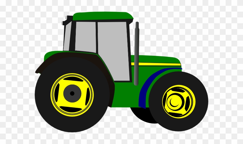 Green Tractor Clip Art At Clker - Tractor Cartoon #192774