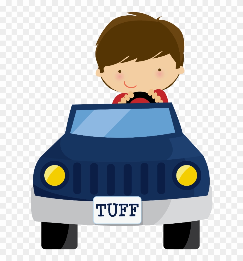 Say Hello - Boy In Car Clipart #192830