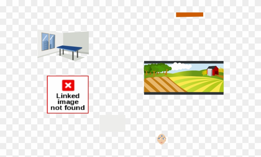 Landscape With Red Farm Clip Art - Warning Do Not Disturb The Pipefitter Serious Injury #192861