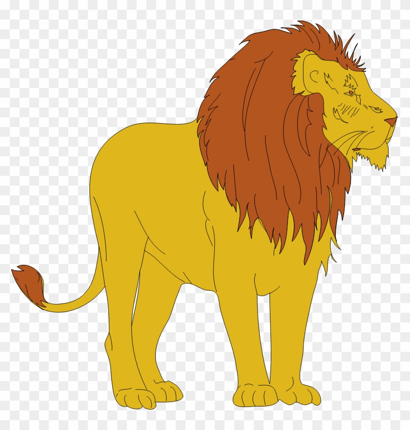 Male Lion - Animated Pictures Of Lion #192903