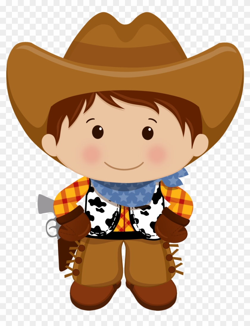 Brown Haired Cowboy - Plaquinhas Fazendinha #192908