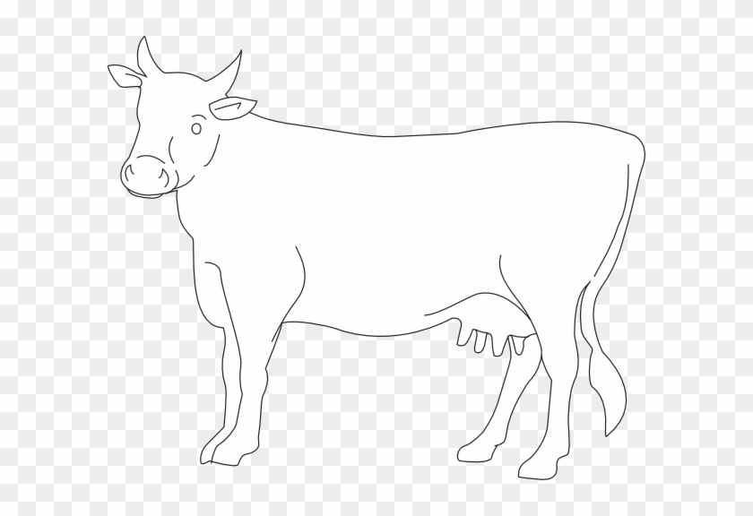 Cow Drawing Side View #193009
