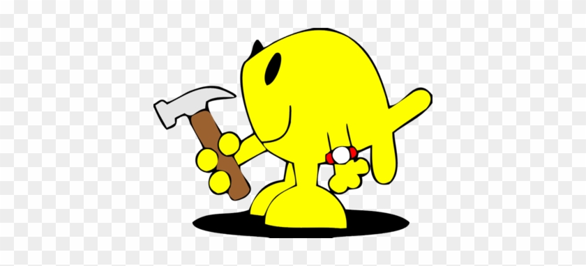 Hammer In Hand Clipart - Cartoon #1144247