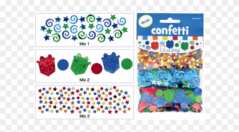 Happy Birthday Boy Value Confetti - Amscan Confetti Mix Micro Zone Boy Party Accessory #1144272