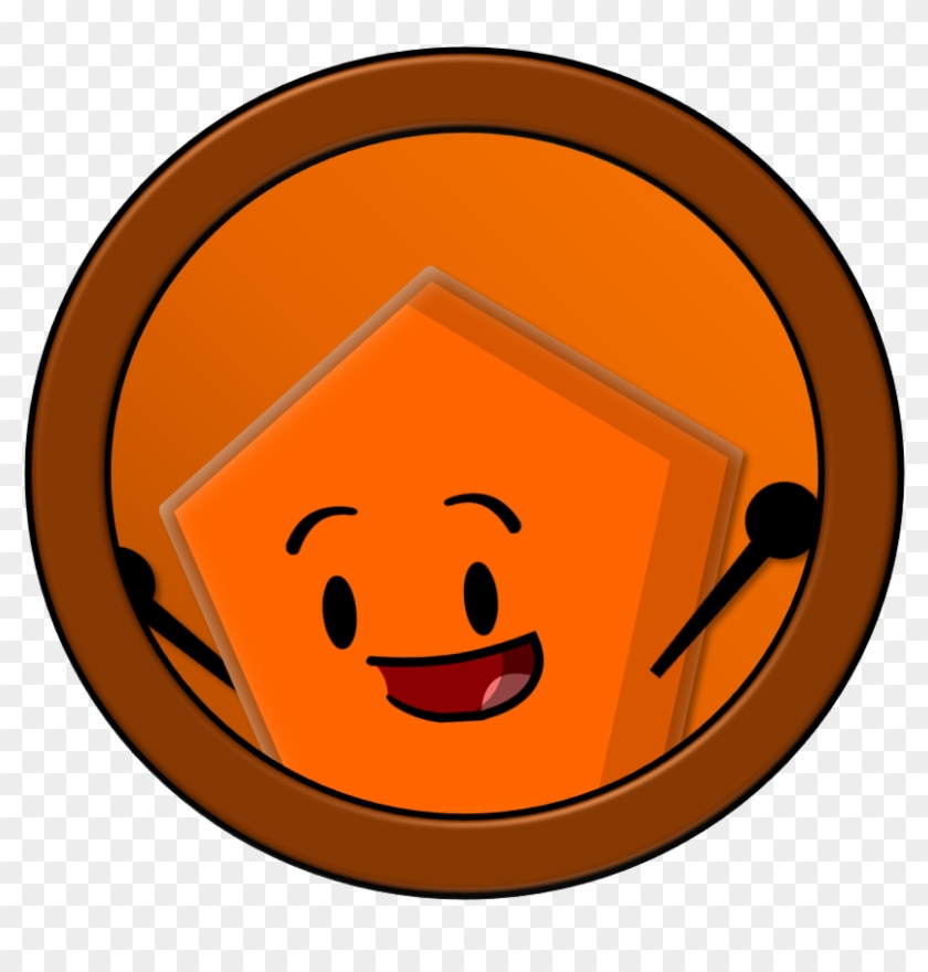 Pentagon Clipart Orange - Circle #1144310