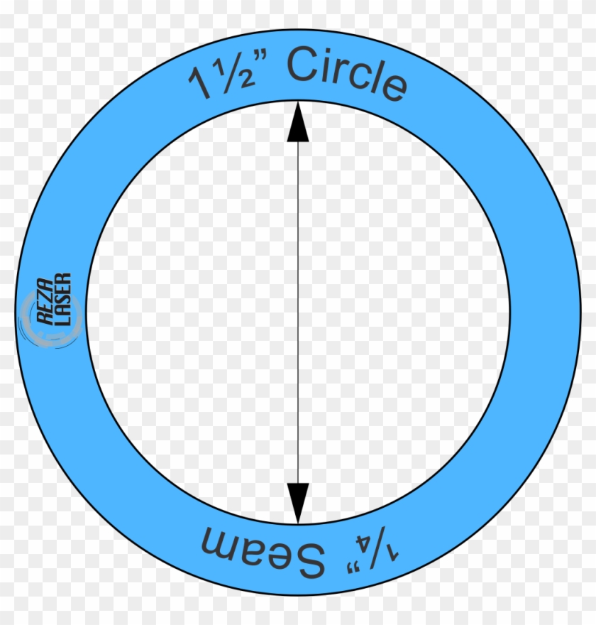 Circle 1½” Inch Acrylic Template I Spy With ¼” Seam - Circle #1144443