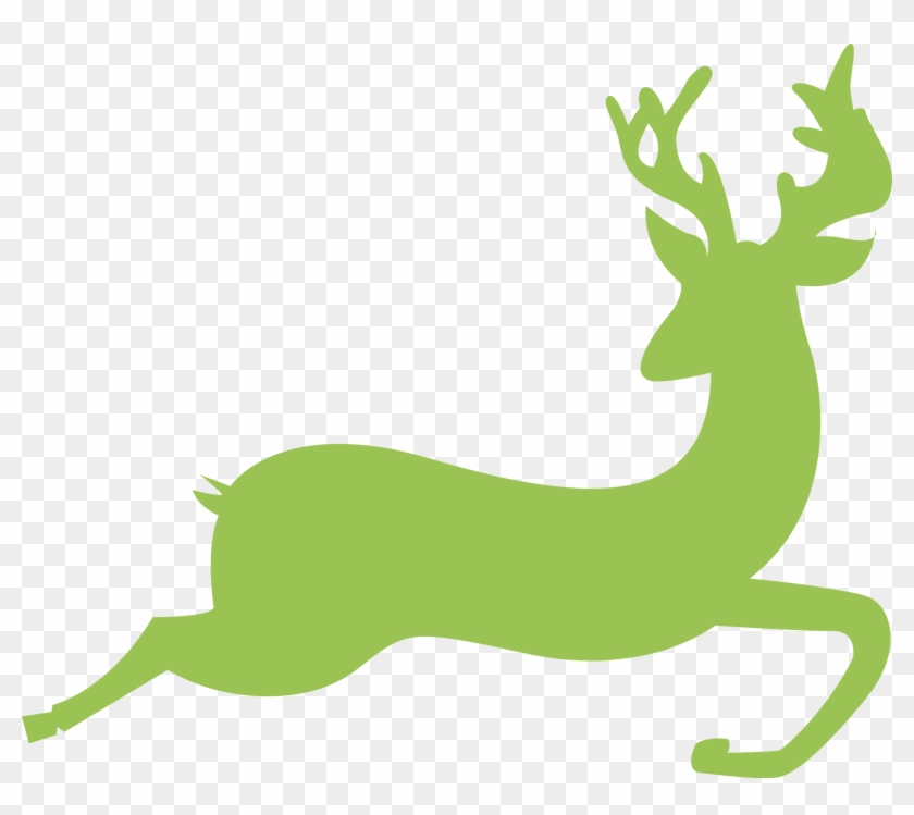 Los Renos De Antílopes, Gacelas Santa Claus Dibujo - Holiday Reindeer Address Labels #1144570
