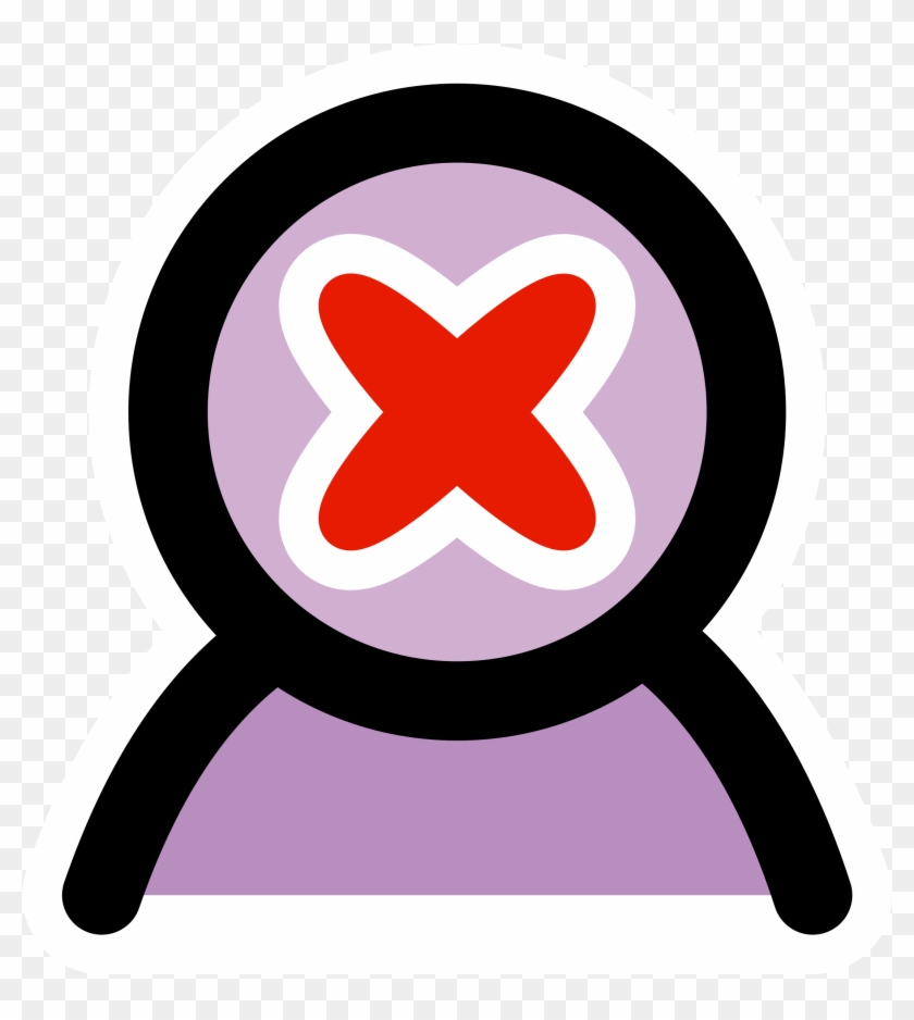 Delete User - Clip Art #1144613