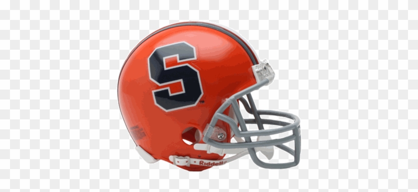 Syracuse Orange Replica Mini Helmet W/ Z2b Mask - New England Patriots Mini Helmet #1144747