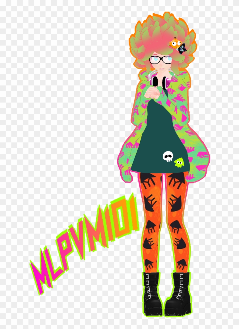 Splatoon Fashion Illustration Clip Art - Cartoon #1144751